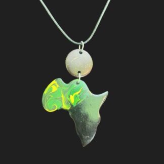 Africa Necklace Hand Crafted Natural Materials, Price $30.00XCD