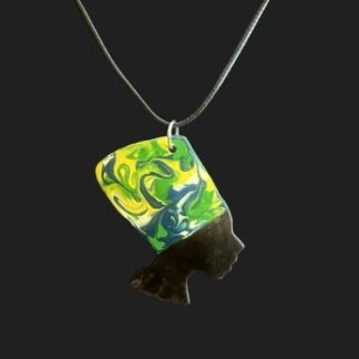 Nefertiti Necklace Hand Crafted Natural Materials, Price $30.00XCD